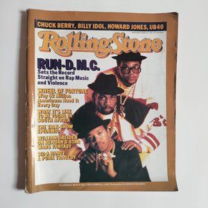 VINTAGE Rolling Stone Magazine Run-D.M.C. Cover